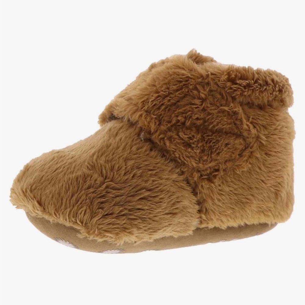NIB UGG Baby Bixbee Shearling Boot in Chestnut Brown 0-1 Infant - Picture 5 of 9
